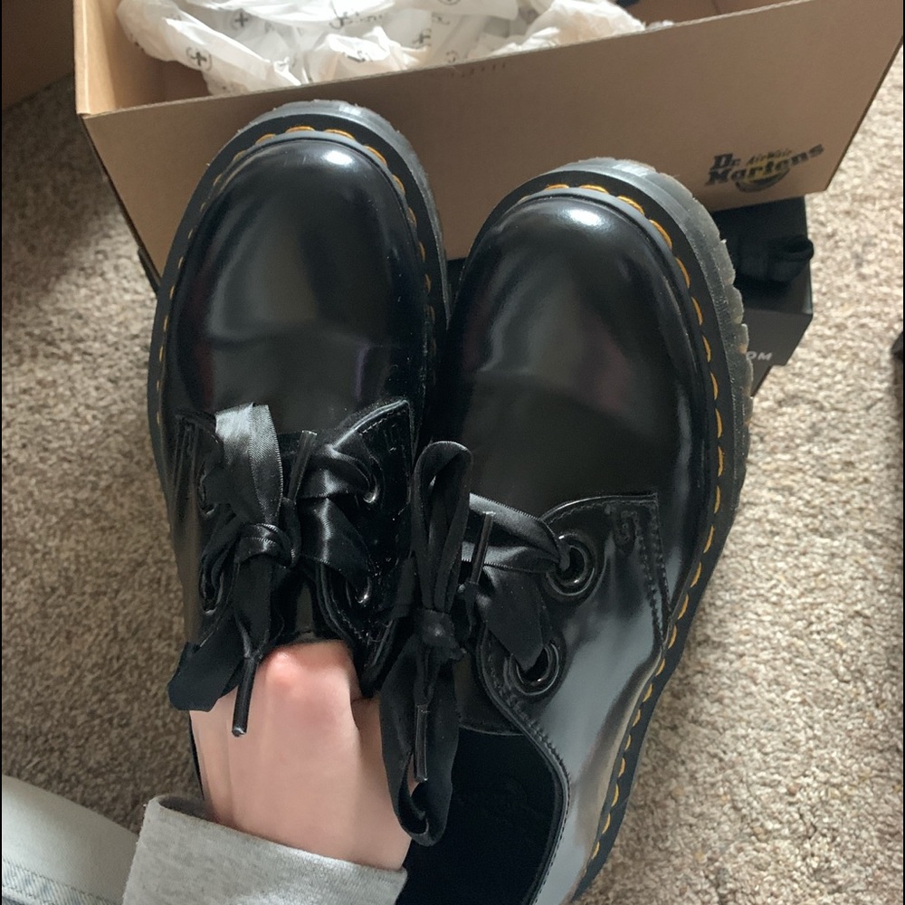 Black Platform Dr Martens